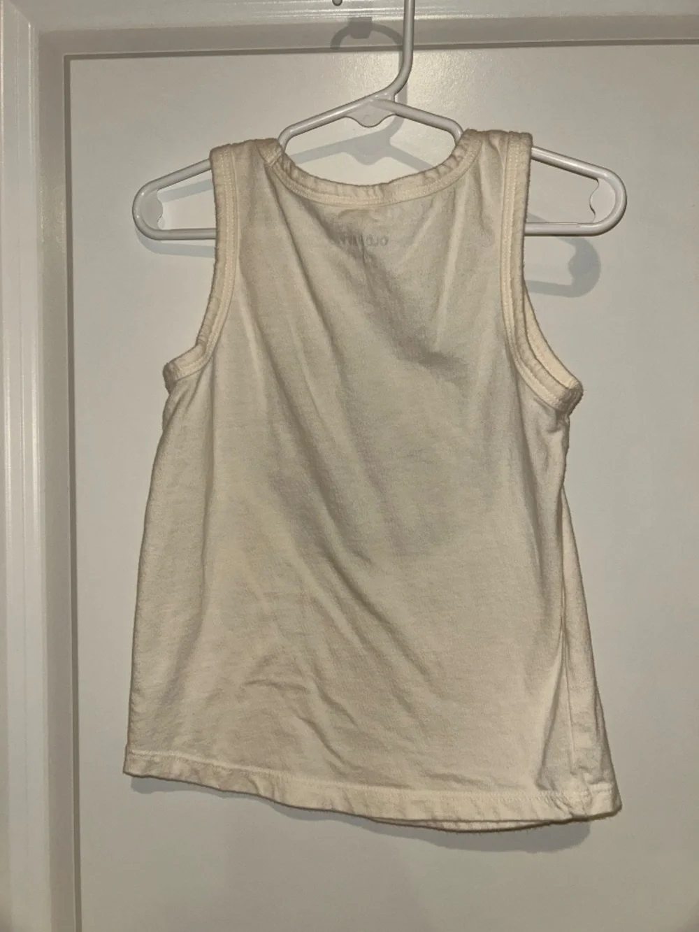 Old Navy Girls 5T Floral Peace Sign Tank Top Red White Blue